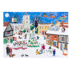 Christmas In The Village Traditional Advent Calendar