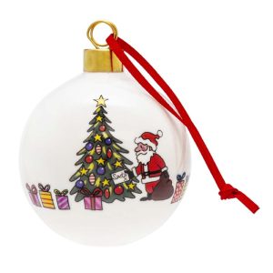 Christmas Trees Fine Bone China Christmas Bauble