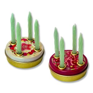 Mini Advent Wreath Christmas Advent Tin
