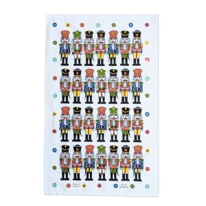 Nutcracker Christmas Tea Towel