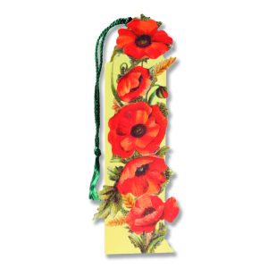 Poppies Floral Bookmark Cards