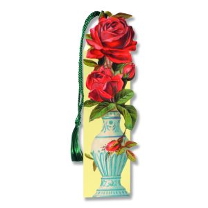 Roses In An Urn Floral Bookmark Cards