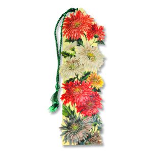 Chrysanthemums Floral Bookmark Cards