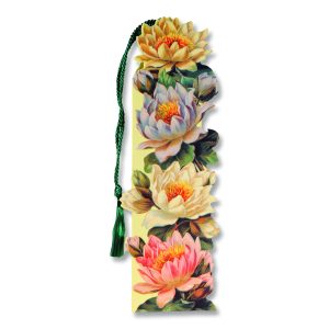 Water Lilies Floral Bookmark Cards