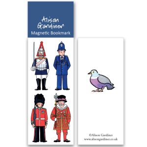 London Figures Magnetic Bookmark