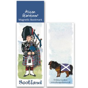 Scottish Piper Major Magnetic Bookmark