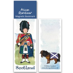 Scottish Drum Major Magnetic Bookmark