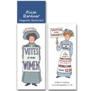 Suffragette Magnetic Bookmark 1