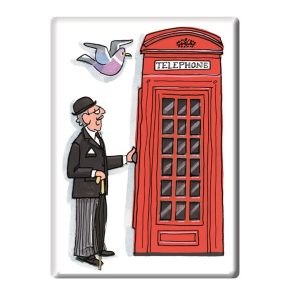 Telephone Box Fridge Magnet