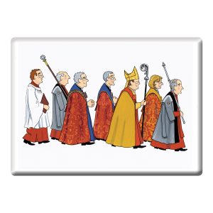 Cathedral Procession Fridge Magnet