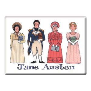 Jane Austen Fridge Magnet