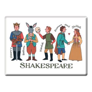 Shakespeare Characters Fridge Magnet