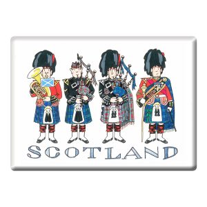Scottish Pipers Fridge Magnet