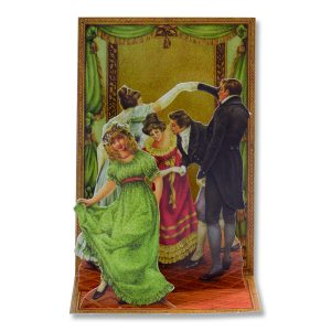 Victorian Tea Dance Pop-Up Christmas Card