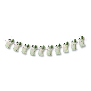 Snowman Christmas Garland