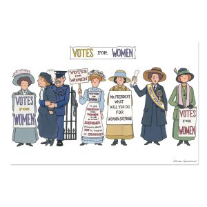 USA Suffragette Poster A3