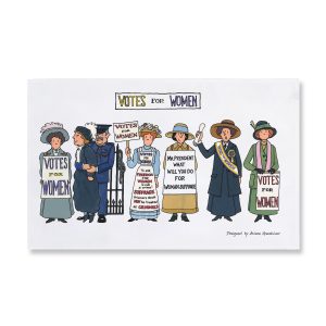 USA Suffragette Tea Towel